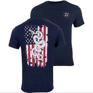 Howitzer Style Men's T-Shirt LIBERTY SLITHER Military Grunt MFG